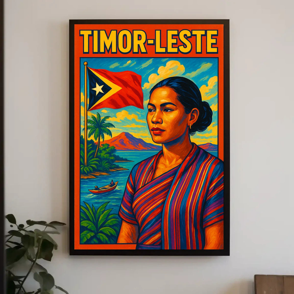 Timor-Leste A Vibrant Tribute Poster