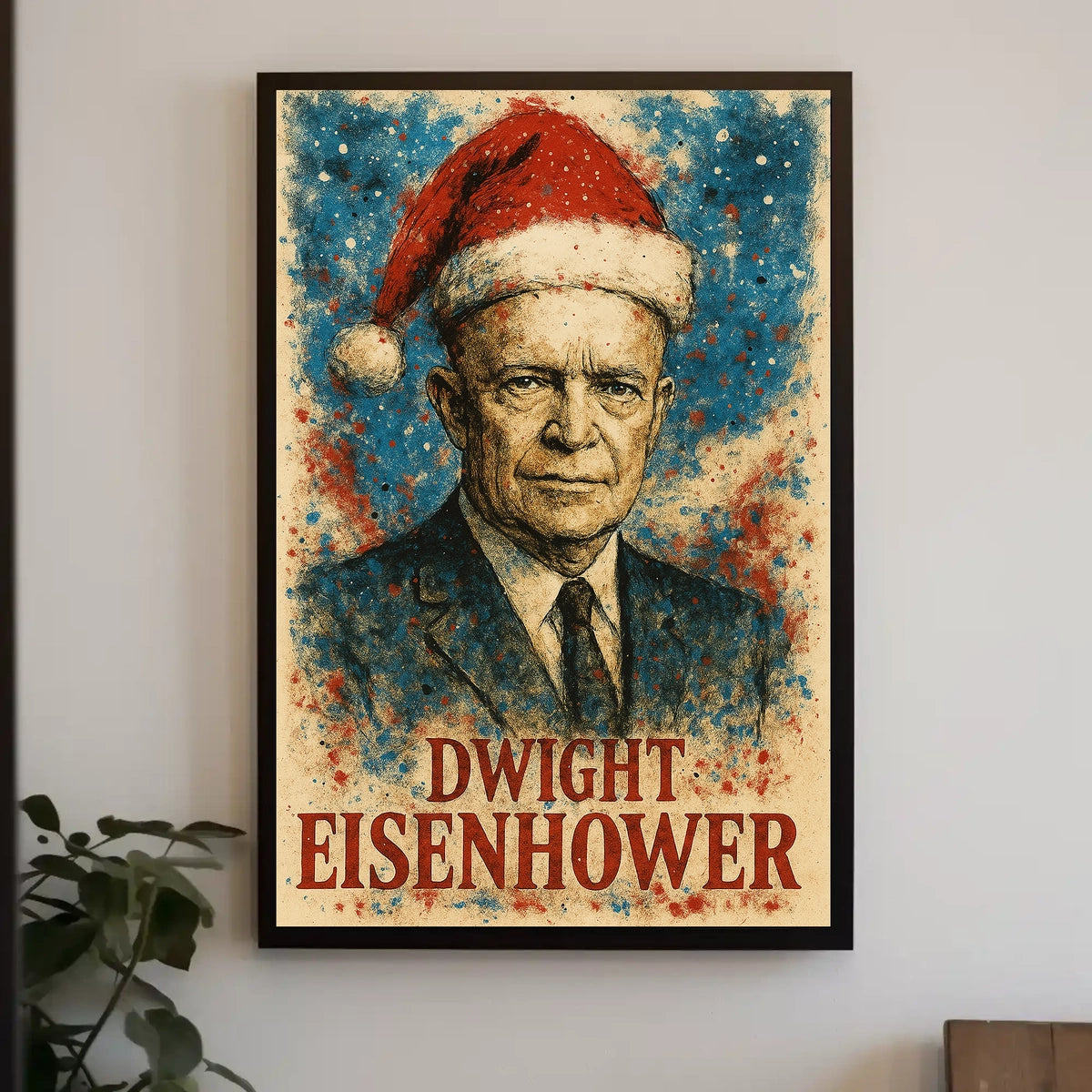 Dwight D. Eisenhower 34th President of the United States Christmas SeriesPoster