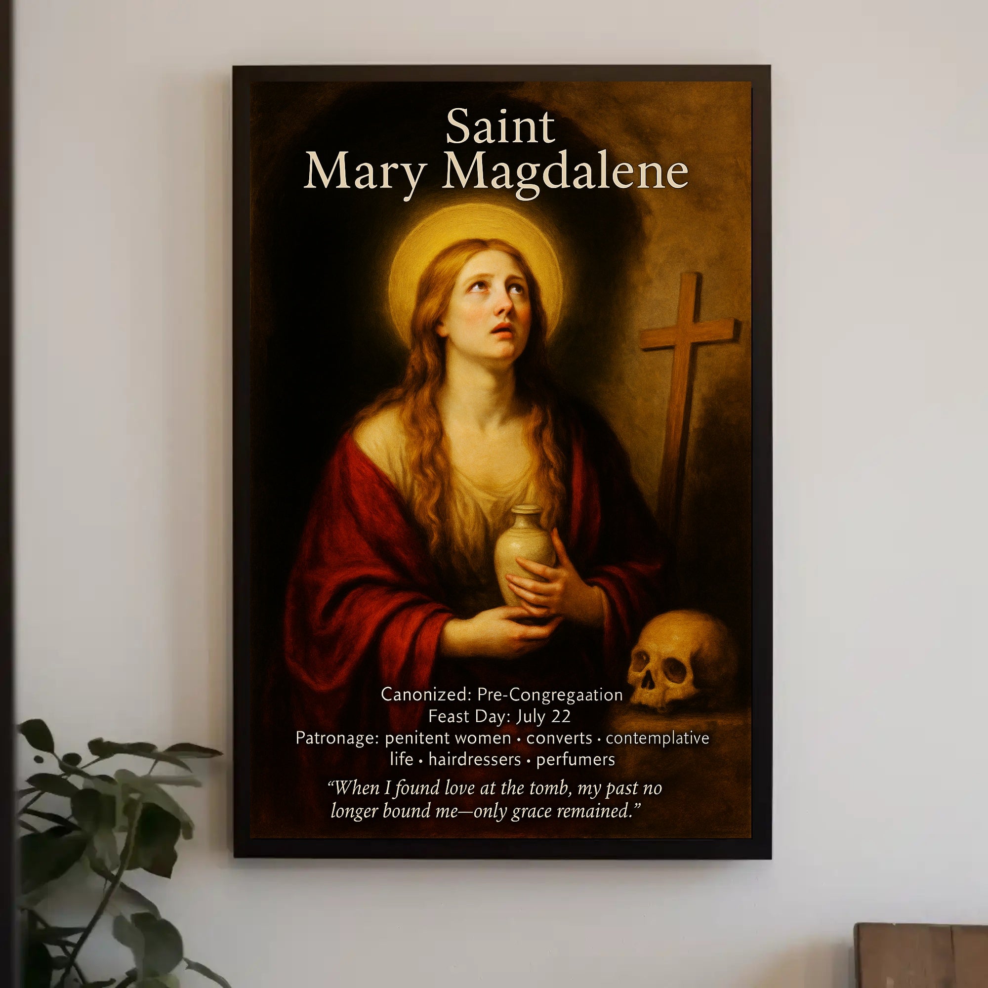 Saint Mary Magdalene Poster PosterGoat