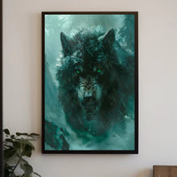 The Fierce Wolf Poster PosterGoat