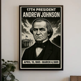 Andrew Johnson 17Th President Poster