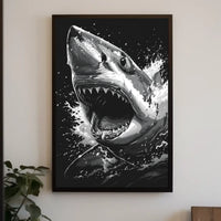 The Ferocious Shark Poster