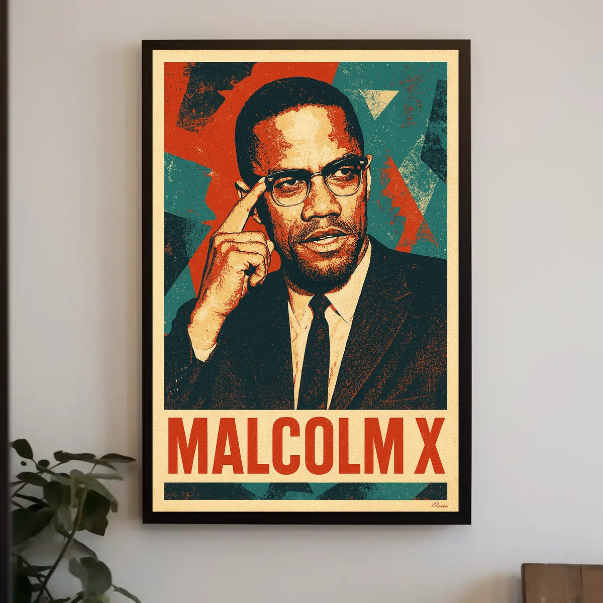 Malcolm X Poster