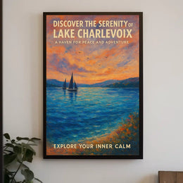 Discover the Serenity of Lake Charlevoix Poster