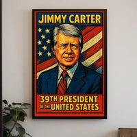 Jimmy Carter 39th President Poster Wall Art For Home Decor