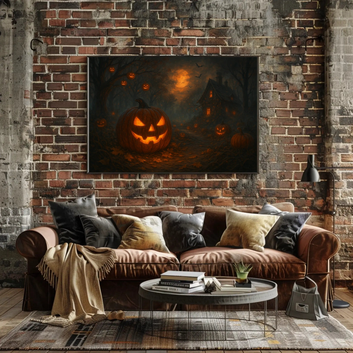 Gothic Haunted Spooky Halloween Night Poster