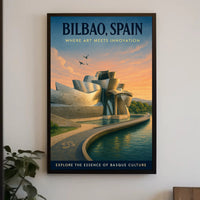 Bilbao Guggenheim Museum Poster: Cultural or Heritage Poster