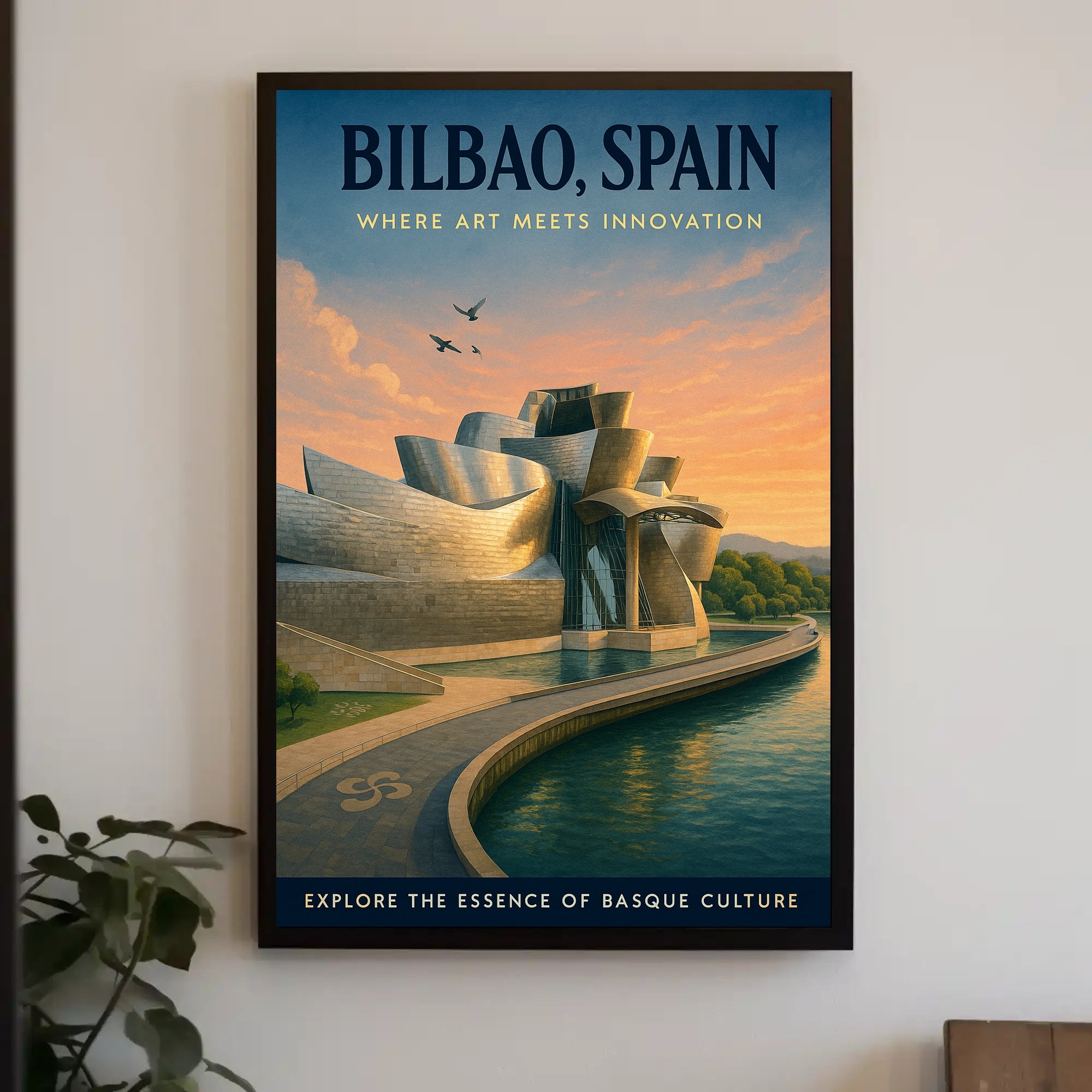 Bilbao Guggenheim Museum Poster: Cultural or Heritage Poster