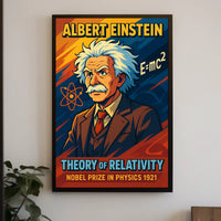 Albert Einstein Theory Of Relativity Poster
