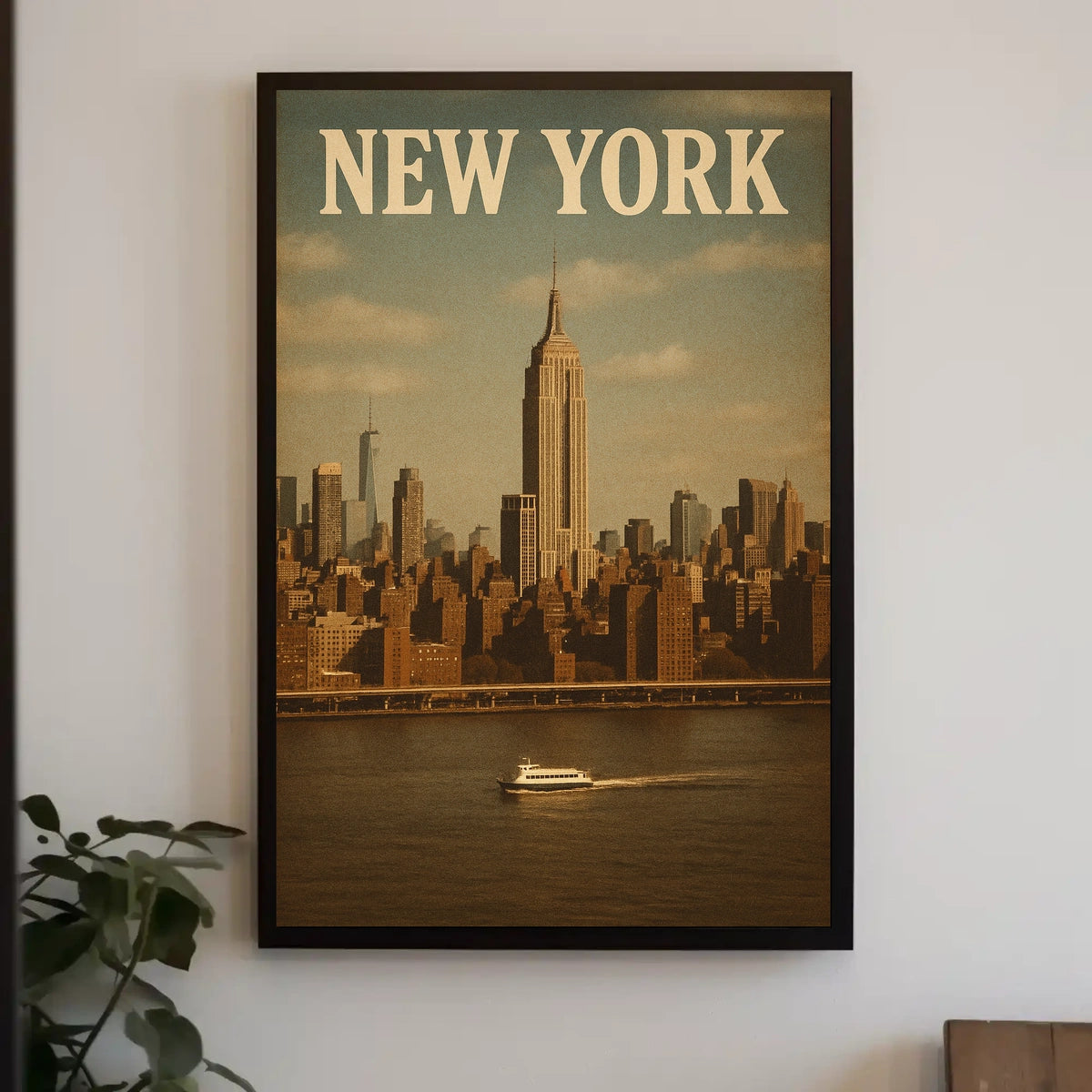 New York Cityscape Poster