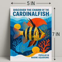 Discover the Charm of the Cardinalfish Poster PosterGoat