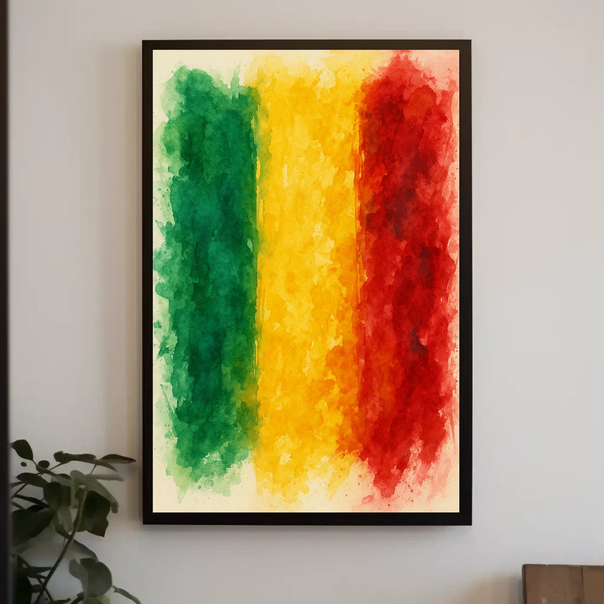Vibrant Tricolor Poster