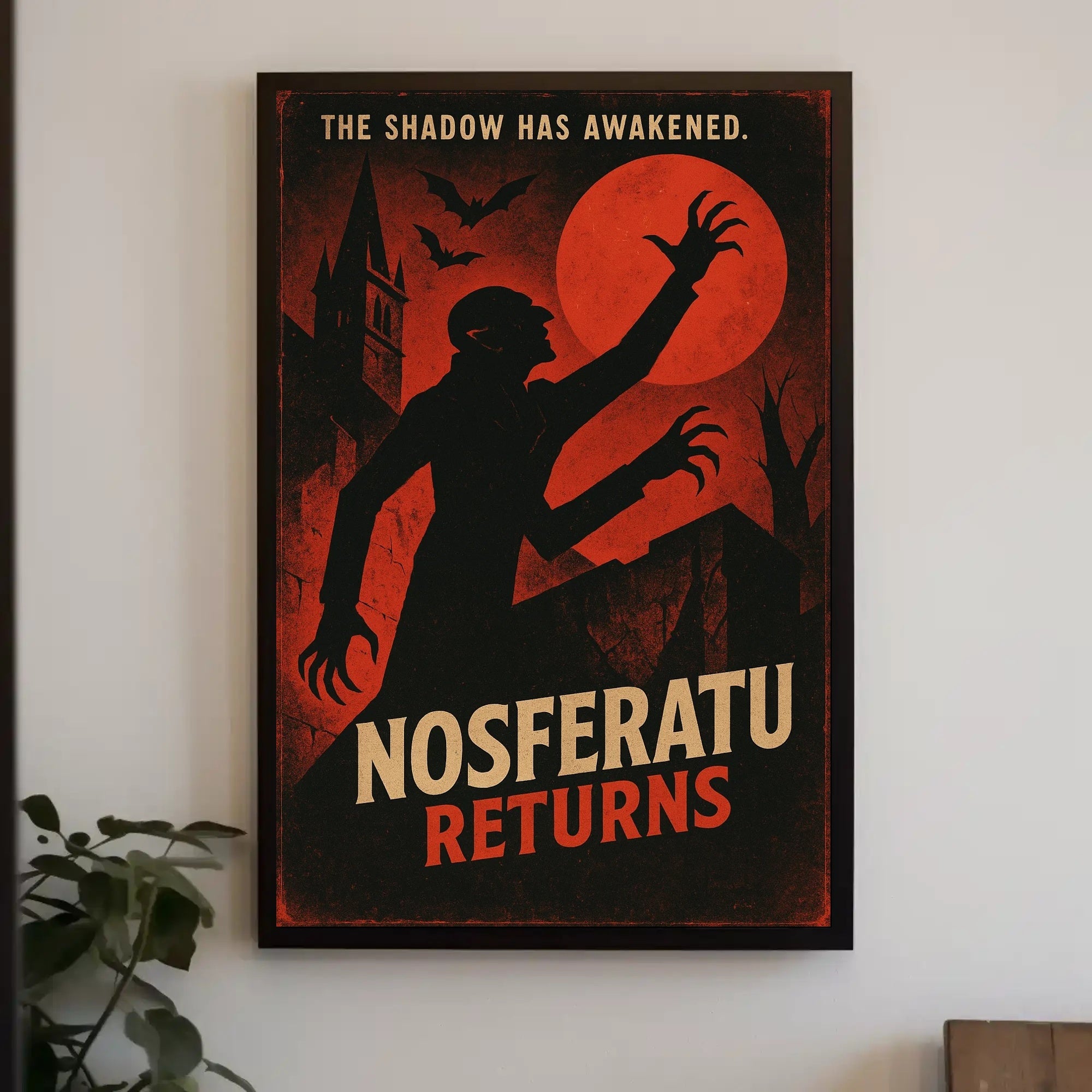 Nosferatu Eerie Gothic Horror Art Print Fantasy or Mythology Poster