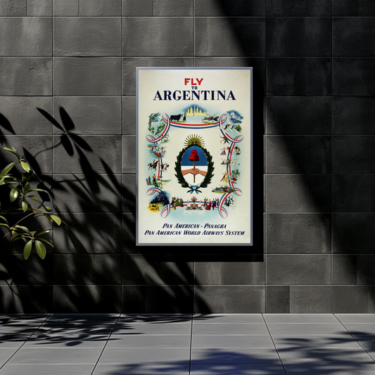 Fly to Argentina Poster