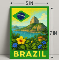Discover Brazil Poster PosterGoat