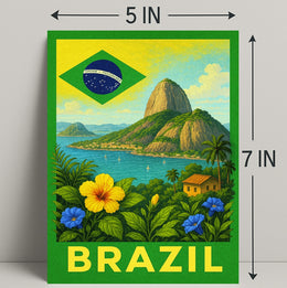 Discover Brazil Poster PosterGoat