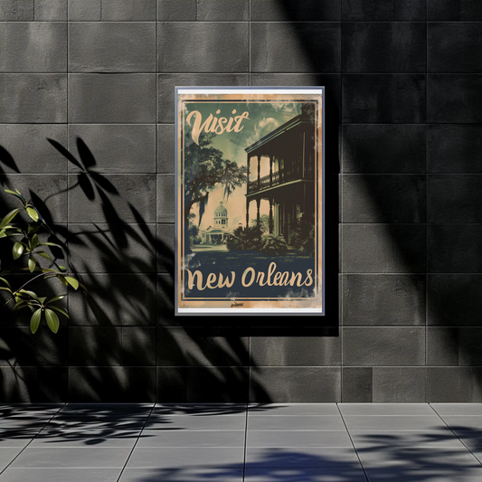 New Orleans Vintage Poster