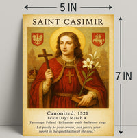 Saint Casimir Poster PosterGoat