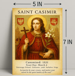 Saint Casimir Poster PosterGoat