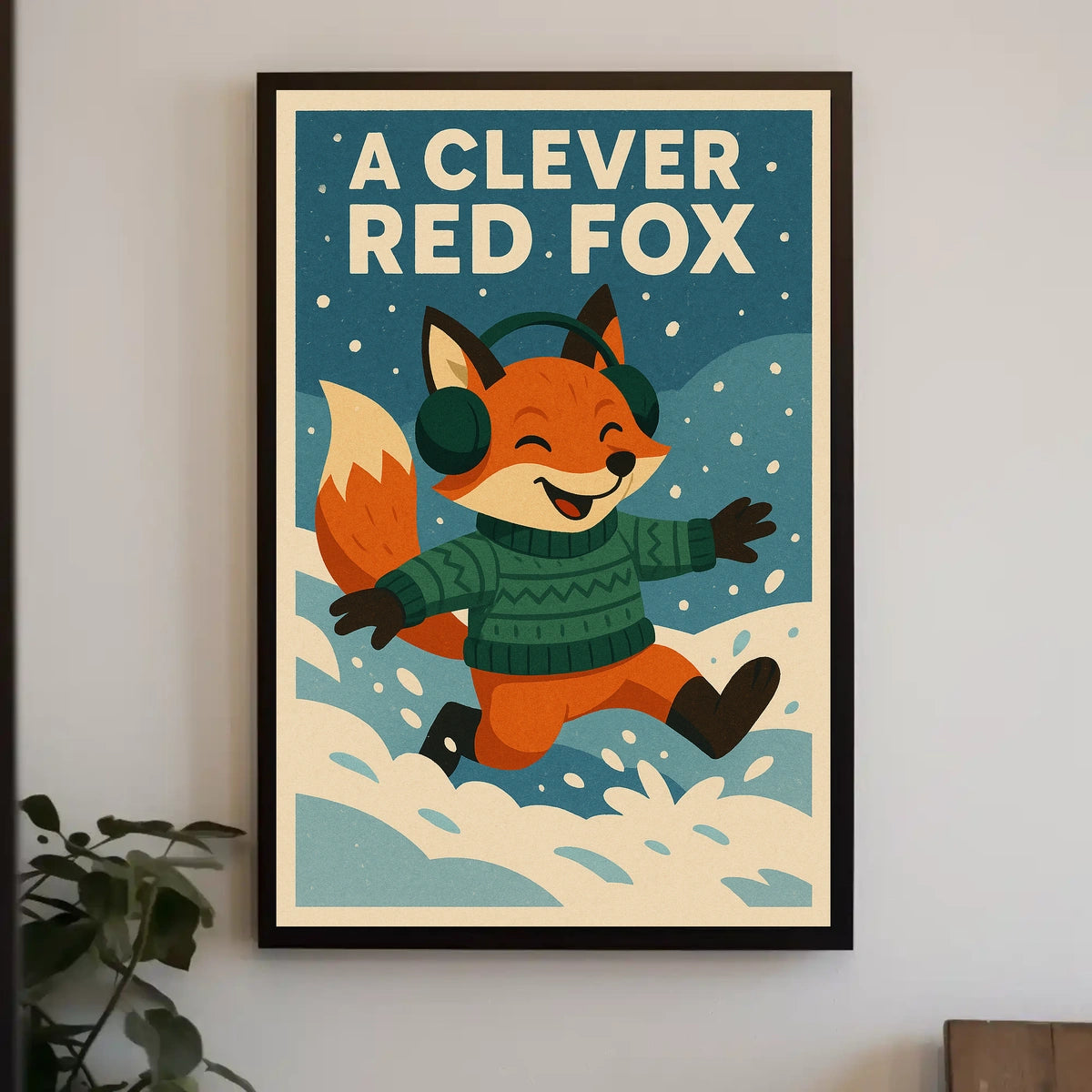 A Clever Red Fox Poster