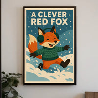 A Clever Red Fox Poster