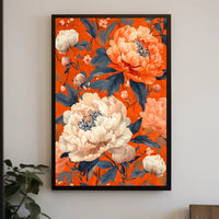 Vibrant Floral Elegance Wall Art Print