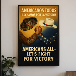 Solidarity and Cooperation Unity Patriotic Diversity Poster
