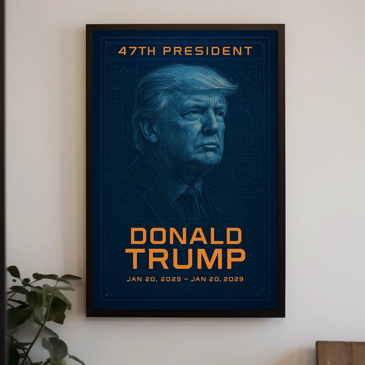 Trump Blueprint Visionary Patriot Poster