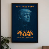 Trump Blueprint Visionary Patriot Poster