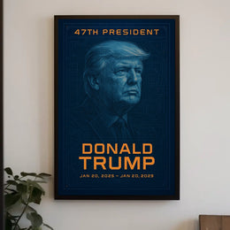 Trump Blueprint Visionary Patriot Poster