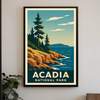 Acadia National Park Poster