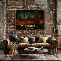 Milwaukee Winter Wonderland Poster