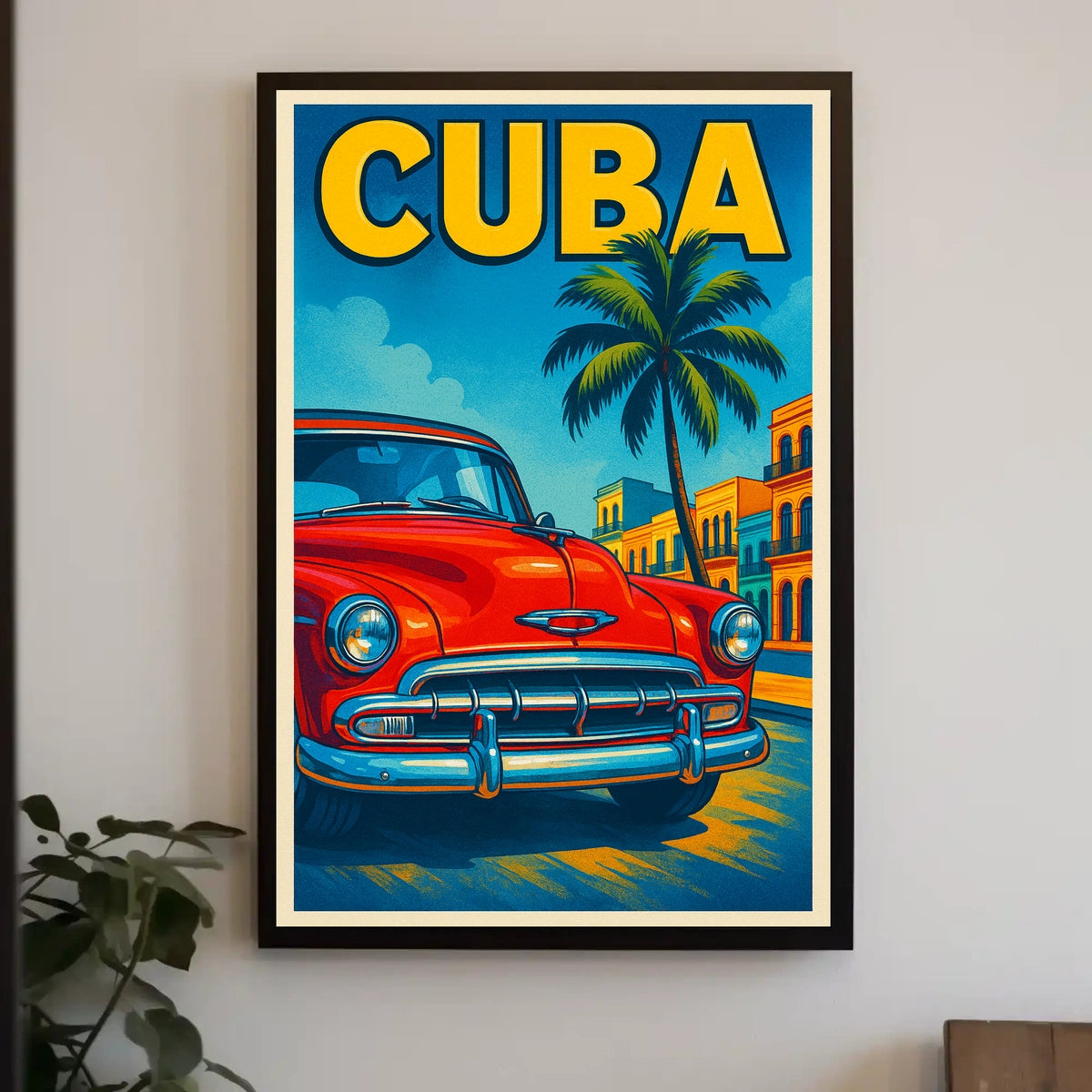 Vintage Cuba Travel Vintage Poster