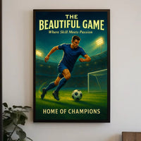 Soccer Stadium Action: Sports Poster PosterGoat