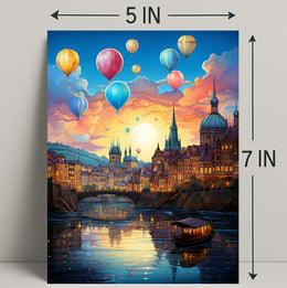 Enchanted Evening Over The City Poster