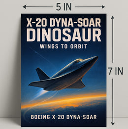 Boeing X-20 Dyna-Soar Wings to Orbit Poster PosterGoat