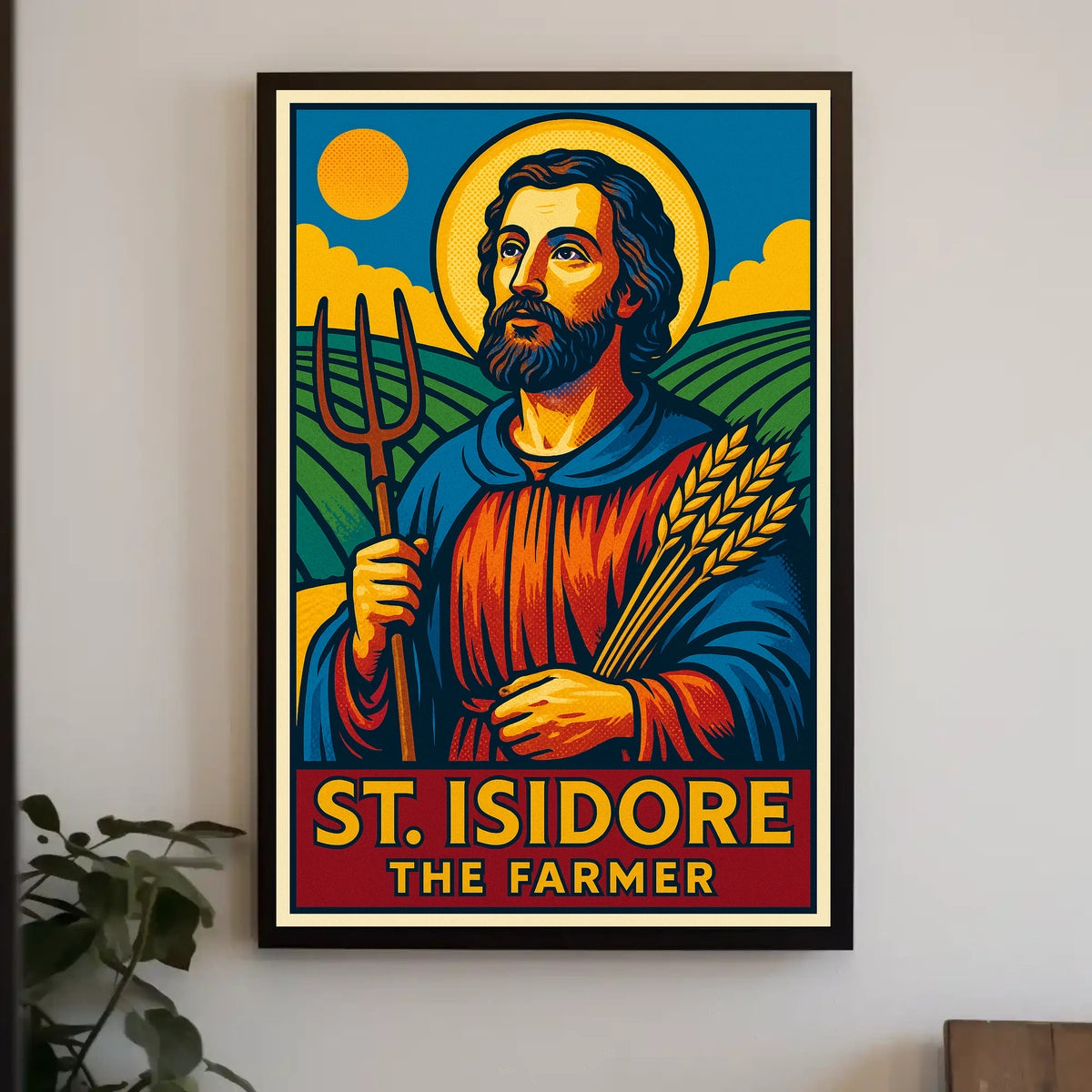 St. Isidore the Farmer Poster