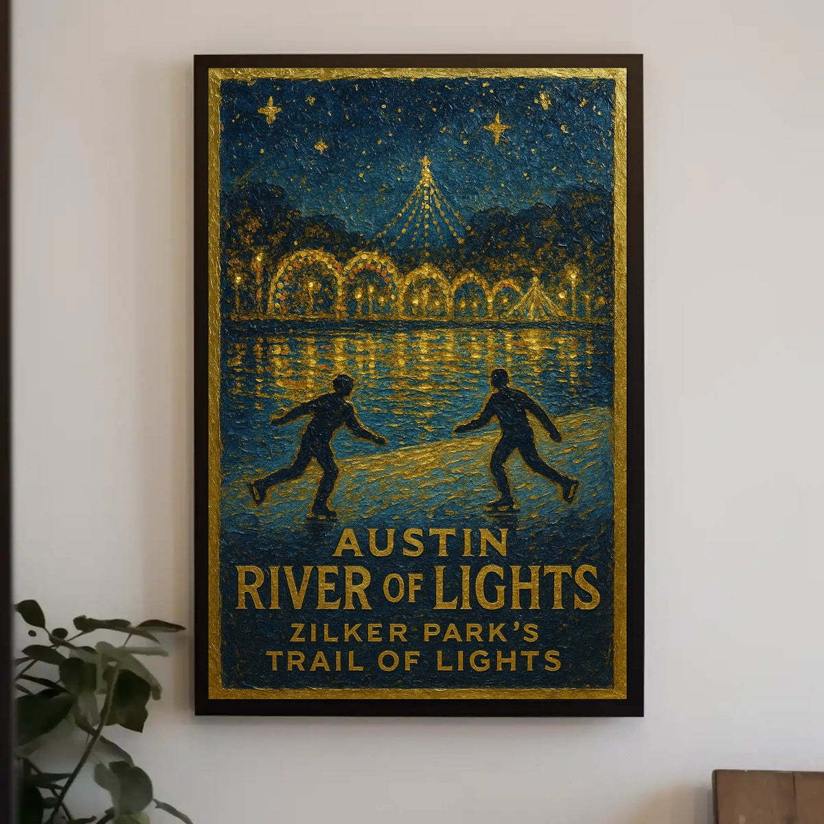 Austin River Of Lights Poster