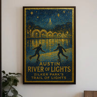 Austin River Of Lights Poster