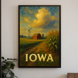 Iowa Landscape Poster
