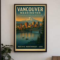 Vancouver, Washington Evergreen Gateway Poster