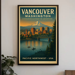 Vancouver, Washington Evergreen Gateway Poster