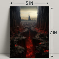 The Abyssal Cityscape Poster