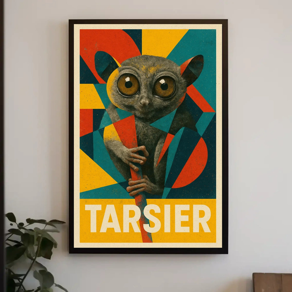 Tarsier Art Poster