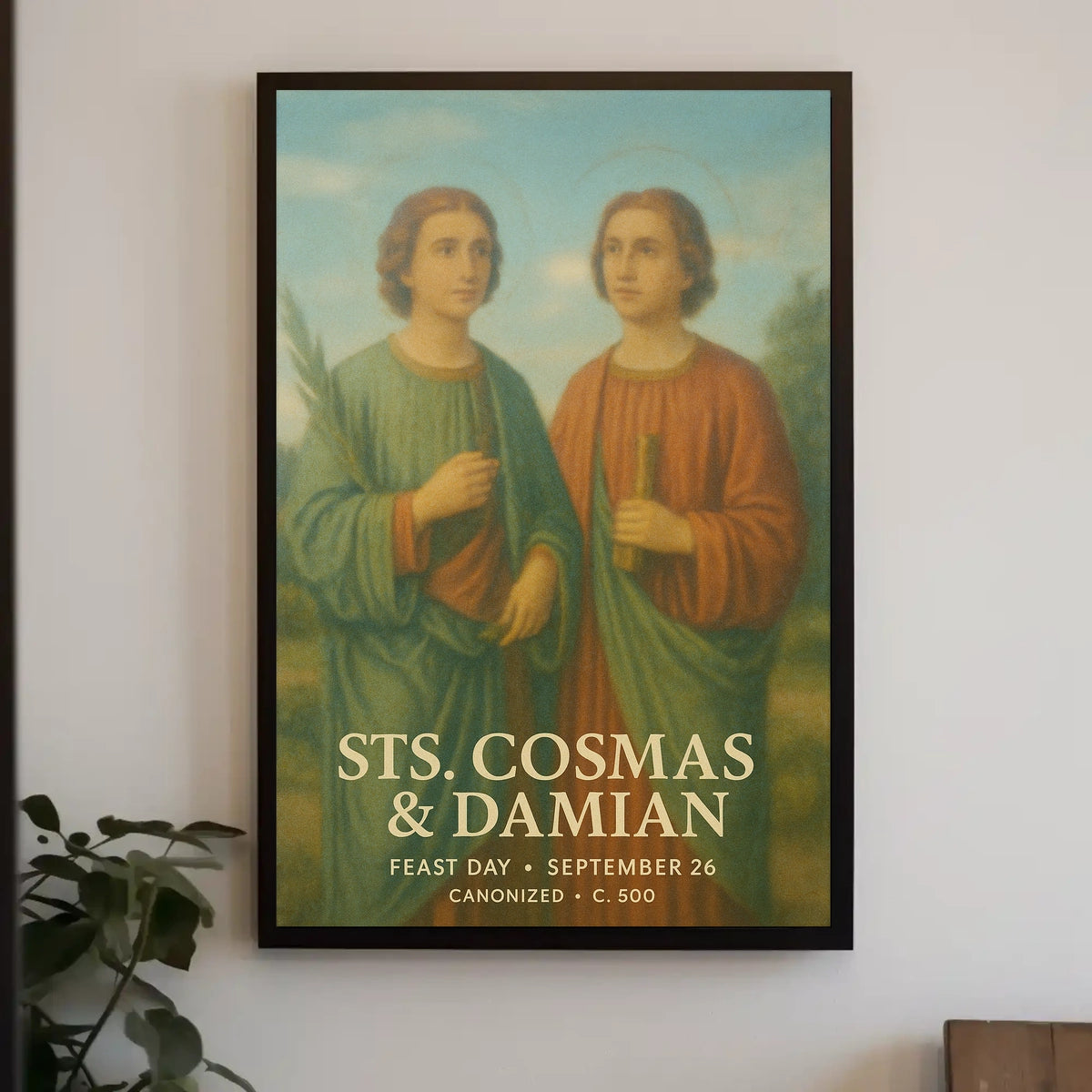 Saints Cosmas And Damian Poster