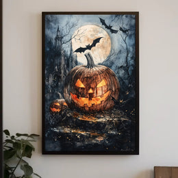Haunted Halloween Night Poster