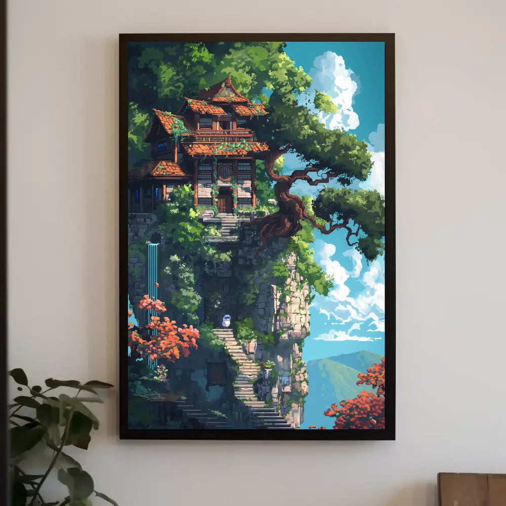 Enigmatic Visual Storytelling Art Poster