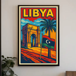 Libya Travel Poster