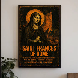 Saint Frances Of Rome Poster