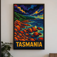 Tasmania Coastal Landscape Poster